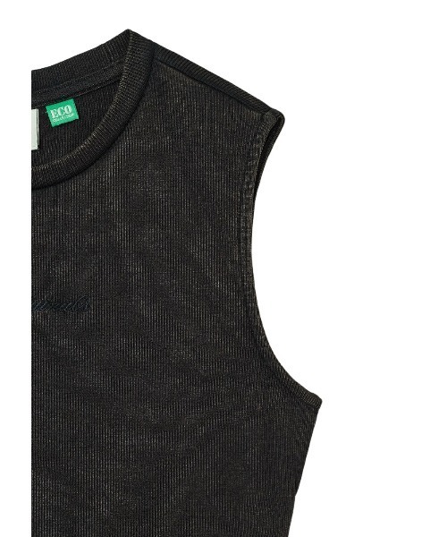 Guess（ゲス）の「GUESS Originals Open Back Script Tee ノースリーブトップス（Tシャツ/カットソー・レディース・ブラック/ホワイト系その他・SMALL/X-SMALL/LARGE/MEDIUM）」の10枚目の写真