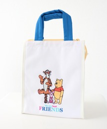 Disney（ディズニー）の「〈DISNEY/ディズニー〉くまのプーさん ランチバッグ スクエア M POOH FUNNY FACES 2（ランチョンマット/テーブルウェア・レディース）」