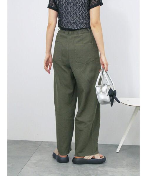 ehka sopo（エヘカソポ）の「フリンジパンツ（その他パンツ・レディース・キナリ/カーキ/モカ・F）」の7枚目の写真