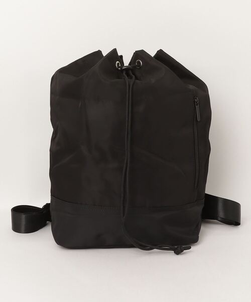 Vini（ヴィニ）の「巾着 ナイロン リュック（バックパック/リュック・レディース・ブラック・FREE）」の8枚目の写真