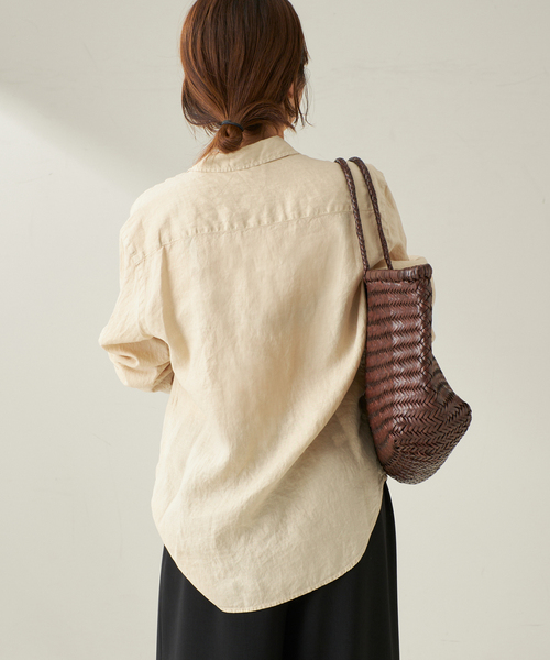 Garment Dye Linen シャツ