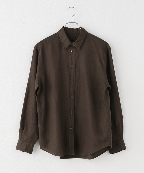 Plage Garment Dye Linen シャツ セール】Garment Dye Linen シャツ（シャツ/ブラウス）｜Plage