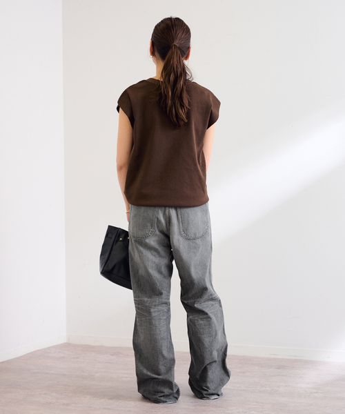 FRAMeWORK（フレームワーク）の「≪追加≫BETTER THAN GOOD×BIG JOHN×FRAMeWORK PAINTERS DENIM（デニムパンツ・レディース・ブルー/ブラック・LARGE/MEDIUM/SMALL）」の10枚目の写真