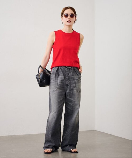 FRAMeWORK（フレームワーク）の「≪追加≫BETTER THAN GOOD×BIG JOHN×FRAMeWORK PAINTERS DENIM（デニムパンツ・レディース・ブルー/ブラック・LARGE/MEDIUM/SMALL）」の14枚目の写真