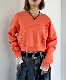 スウェット　クリーム　ピンクまとめ売り ピンクロゴスウェットトップス DPA30124 – CRAMMY