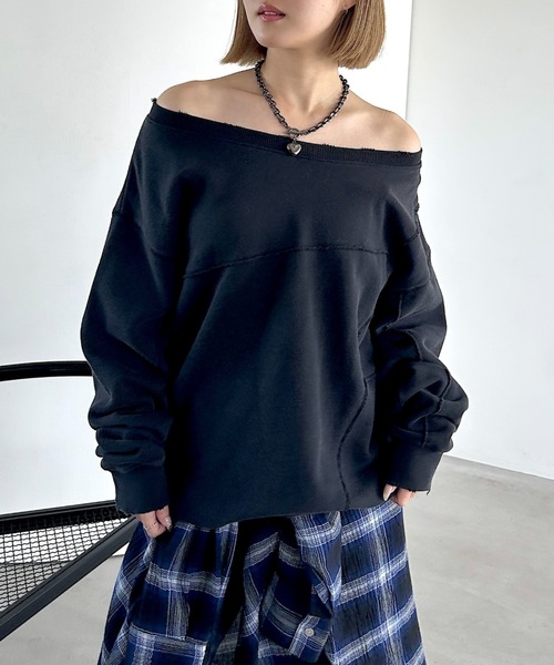 2015AW　Lafayette　侯爵　シグネイチャー　ヘビーウェイトスウェット セール】ルーズシルエットヘビーウェイトスウェットハーフジップ