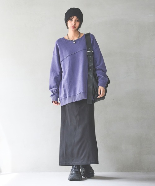 PAGEBOY（ページボーイ）の「リメイクライククラフトスウェット 【3サイズ展開・マルチWAY・ワンショルダー】（スウェット・レディース・チャコールグレー/ピンク系その他/ダークネイビー/オートミール・FREE/SMALL/LARGE）」の15枚目の写真