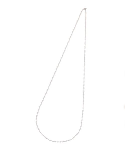 PAGEBOY（ページボーイ）の「【ステンレス素材】ロングボールチェーンネックレス（ネックレス・レディース・ブラック/グレイッシュベージュ・FREE）」の10枚目の写真