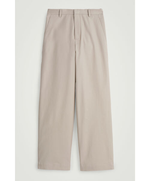 コットンワイドレッグチノ（チノパンツ）｜COS（コス）のファッション