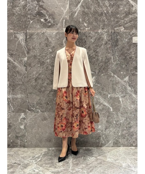 セール】【LOULOU WILLOUGHBY】ビーバーケープジャケット（ノーカラー