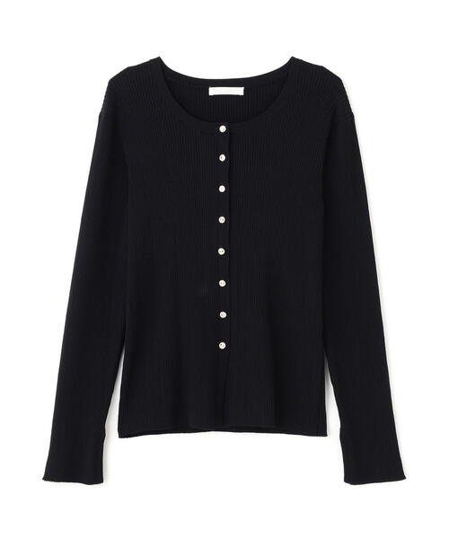 PROPORTION BODY DRESSING（プロポーションボディドレッシング）の「フロント釦カーディガン / 1215274802（カーディガン/ボレロ・レディース・ブラック/レッド/オフホワイト・FREE）」の9枚目の写真