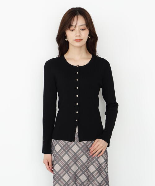 PROPORTION BODY DRESSING（プロポーションボディドレッシング）の「フロント釦カーディガン / 1215274802（カーディガン/ボレロ・レディース・ブラック/レッド/オフホワイト・FREE）」の15枚目の写真