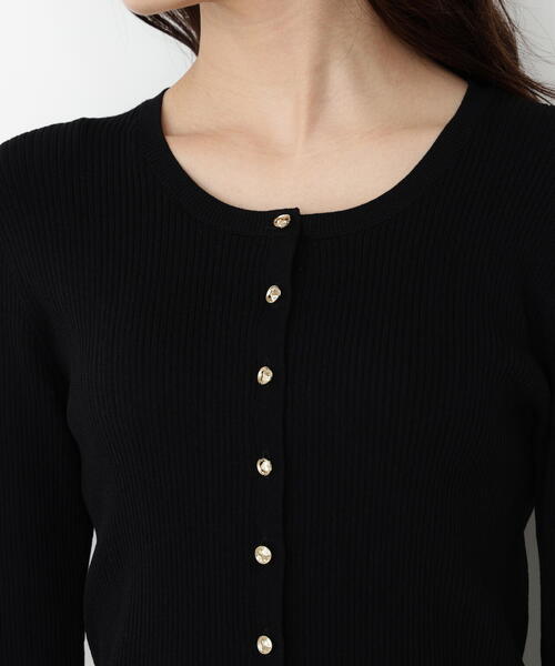 PROPORTION BODY DRESSING（プロポーションボディドレッシング）の「フロント釦カーディガン / 1215274802（カーディガン/ボレロ・レディース・ブラック/レッド/オフホワイト・FREE）」の19枚目の写真