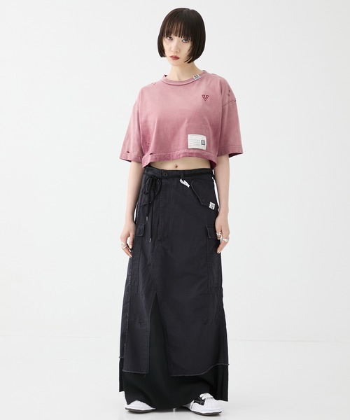 MIHARA YASUHIRO/ミハラヤスヒロ】CARGO PNTS PASTED SKIRT