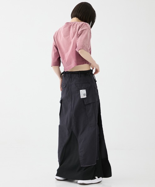 MIHARA YASUHIRO/ミハラヤスヒロ】CARGO PNTS PASTED SKIRT