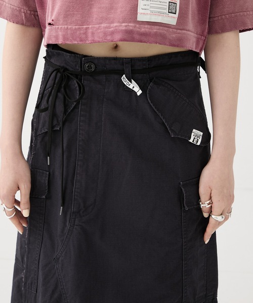 MIHARA YASUHIRO/ミハラヤスヒロ】CARGO PNTS PASTED SKIRT