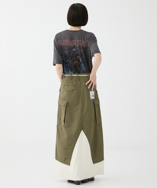 MIHARA YASUHIRO/ミハラヤスヒロ】CARGO PNTS PASTED SKIRT