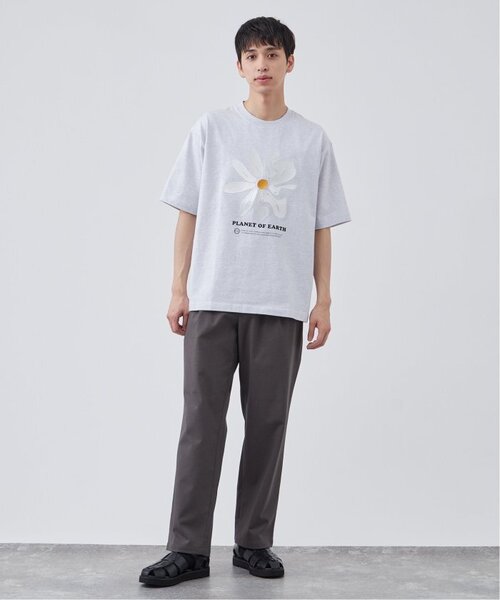 B.C STOCK(ベーセーストック)の「《追加3》【PLANET OF EARTH】フラワー エンブロイダリーTシャツ(Tシャツ/カットソー・メンズ・アイボリー/チャコールグレー/ホワイト/ライトグレー・MEDIUM/LARGE)」の14枚目の写真