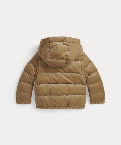 コンバーチブル コーデュロイ ダウン ジャケット（ダウンジャケット