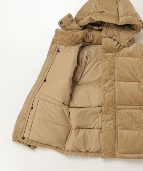 セール】コンバーチブル コーデュロイ ダウン ジャケット（ダウン
