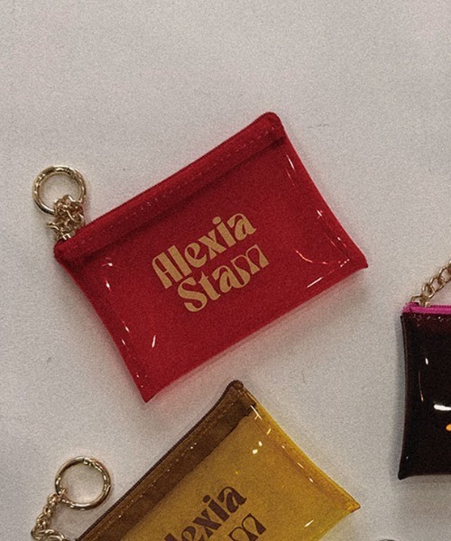 Logo Clear Pouch /キーリングクリアポーチ（キーホルダー）｜ALEXIA