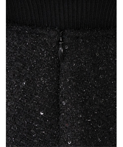 Darich（ダーリッチ）の「スパンコールツイードミニスカート（スカート・レディース・ネイビー/アイボリー/ブラック・S/M）」の19枚目の写真