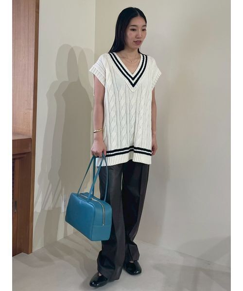 Mila Owen（ミラオーウェン）の「チルデンニットベスト（ベスト）」 - WEAR