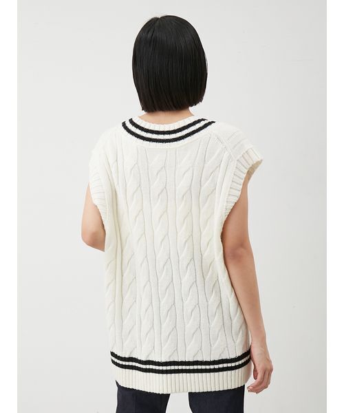 チルデンニットベスト（ベスト）｜Mila Owen（ミラオーウェン）の