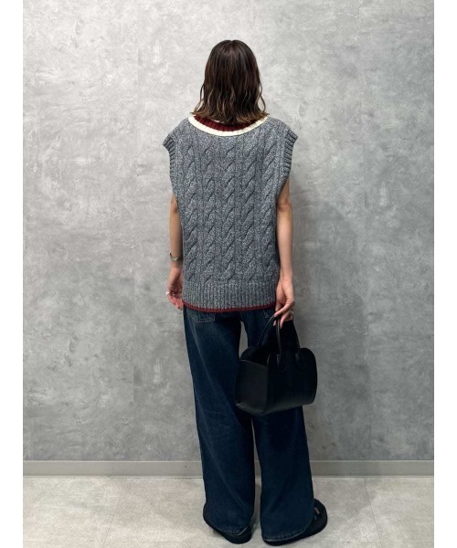 チルデンニットベスト(ベスト)|Mila Owen(ミラオーウェン)の チルデンニットベスト(ベスト)|Mila Owen(ミラオーウェン)の