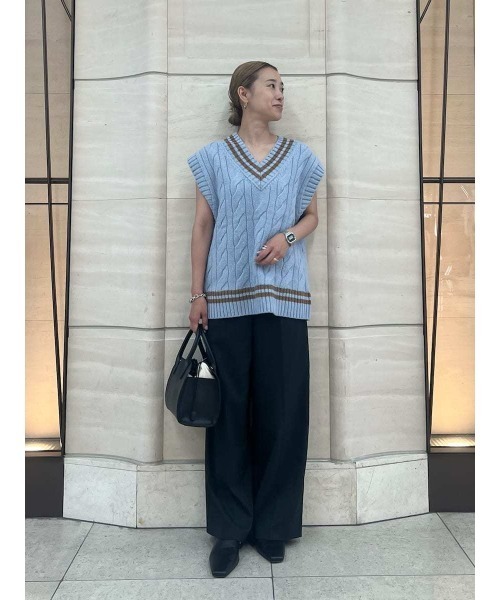 チルデンニットベスト（ベスト）｜Mila Owen（ミラオーウェン