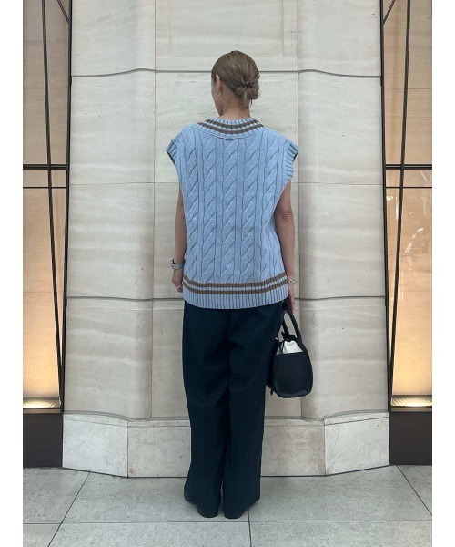 チルデンニットベスト（ベスト）｜Mila Owen（ミラオーウェン）の