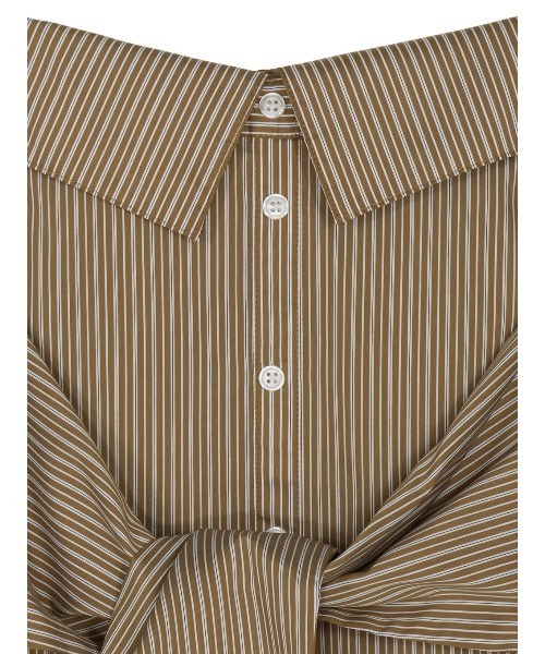 アメリ　STRIPE SHIRT ROMPERS Mサイズ STRIPE SHIRT ROMPERS（つなぎ/オールインワン）｜Ameri（アメリ）の
