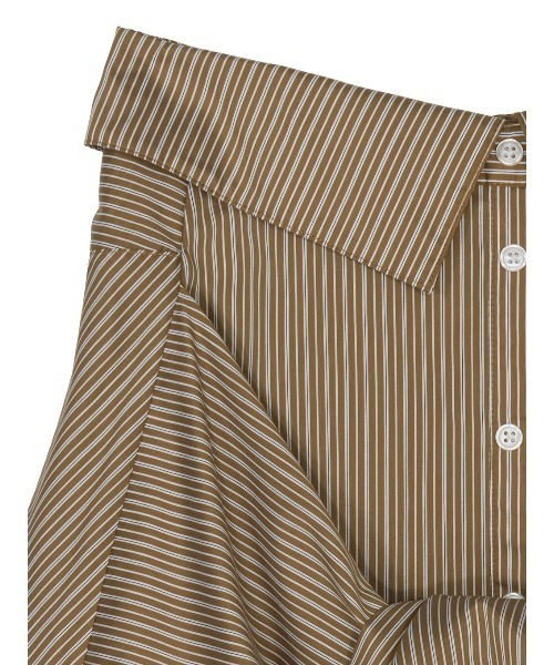 STRIPE SHIRT DETAIL MINI SKIRT（スカート）｜Ameri（アメリ