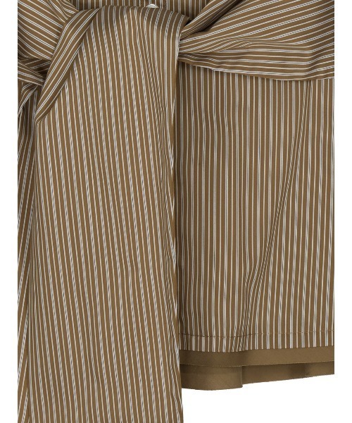 Ameri(アメリ)の「STRIPE SHIRT DETAIL MINI SKIRT(スカート・レディース・ブルー/ブラウン・SMALL/MEDIUM)」の15枚目の写真