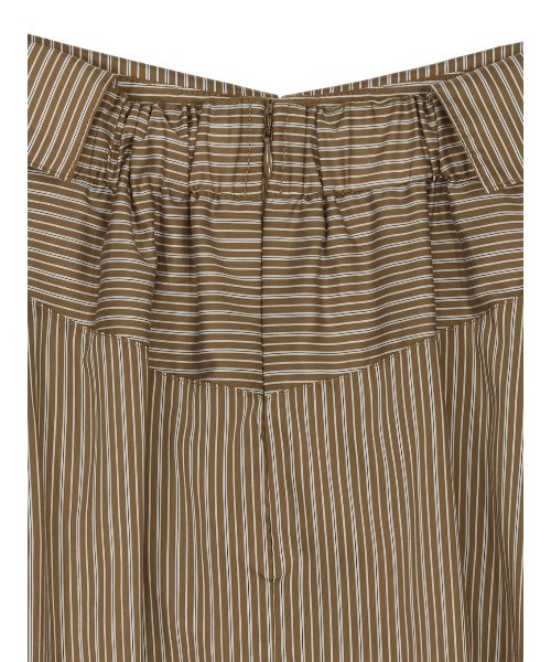 Ameri(アメリ)の「STRIPE SHIRT DETAIL MINI SKIRT(スカート・レディース・ブルー/ブラウン・SMALL/MEDIUM)」の17枚目の写真