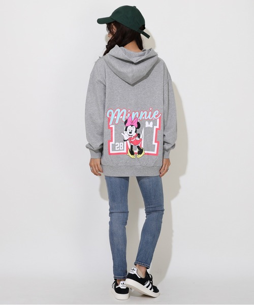 Disney(ディズニー)の「親子お揃い ディズニー サガラワッペン ジップパーカー 0904A(パーカー・レディース・その他9/ブラック×レッド・XL/L/M/S)」の8枚目の写真
