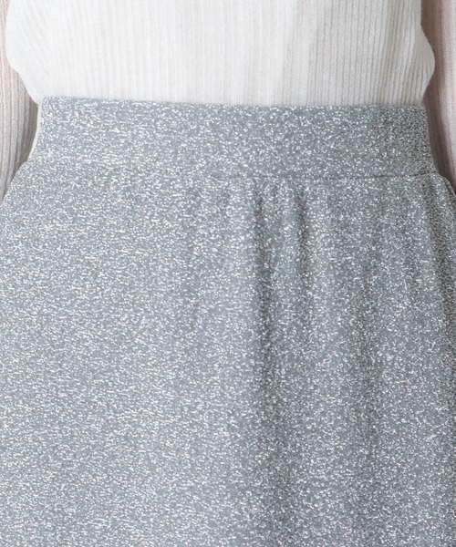 Jines(ジネス)の「シャイニージャージータイトスカート(スカート・レディース・ネイビー/シルバー・38)」の16枚目の写真