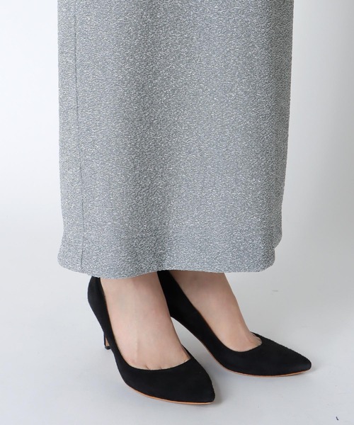 Jines(ジネス)の「シャイニージャージータイトスカート(スカート・レディース・ネイビー/シルバー・38)」の17枚目の写真