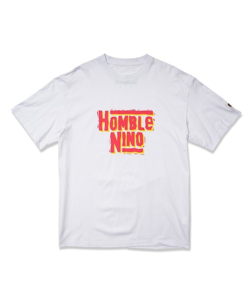 Hombre Nino(オンブレニーニョ)の「Hombre Nino S/S PRINT TEE (LOGO) HN0252-CT0007(Tシャツ/カットソー・メンズ・ブラック/ホワイト・LARGE/X-LARGE/MEDIUM)」の2枚目の写真