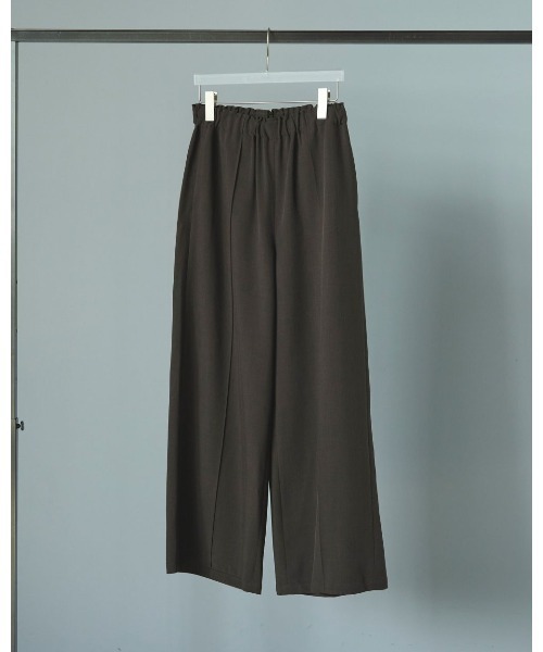 MIDWEST（ミッドウエスト）の「anuke Pintuck Wide Pants（その他パンツ・レディース・ブラック/ブラウン・38/36）」の3枚目の写真