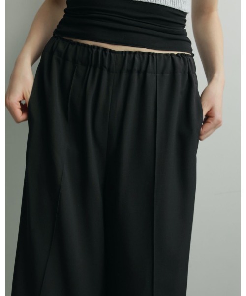 MIDWEST（ミッドウエスト）の「anuke Pintuck Wide Pants（その他パンツ・レディース・ブラック/ブラウン・38/36）」の8枚目の写真