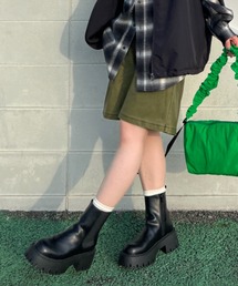 RODEO CROWNS WIDE BOWL | ヴィンテージフェイクレザーハーフパンツ(その他パンツ)