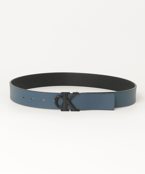 Calvin Klein(カルバン・クライン)の「リバーシブルモノグラム バックルベルト(ベルト・メンズ・ブラック系その他・105/85/95)」の6枚目の写真