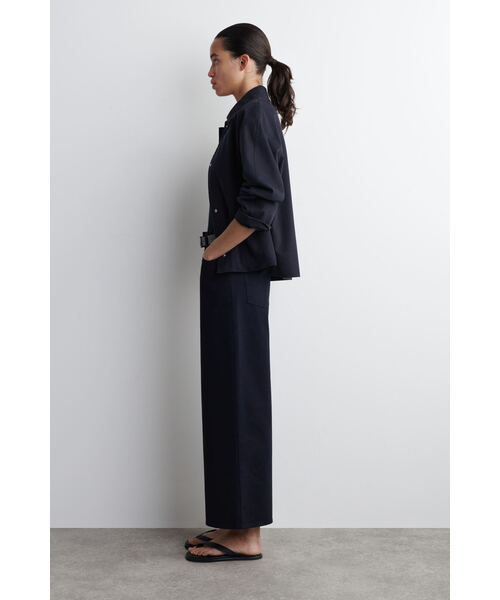 コットン クロップド ワイドレッグ トラウザーズ（その他パンツ）｜COS