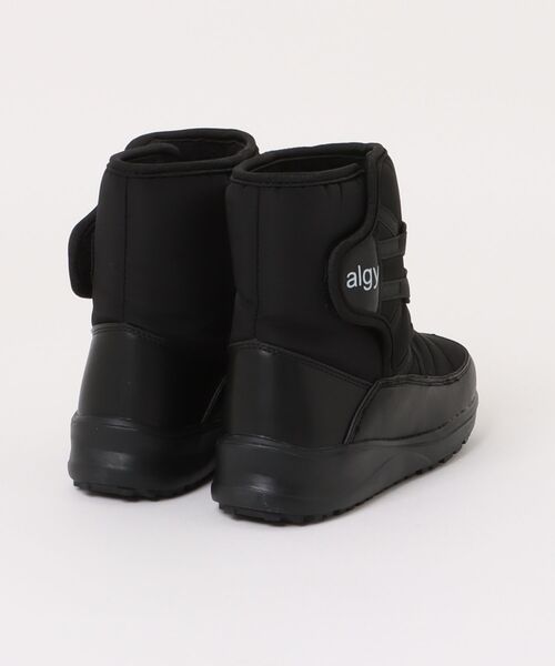 algy(アルジー)の「《ALGY》ボウカンブーツ(ブーツ・キッズ・クリーム/ブラック・24.0cm/23.0cm/22.0cm/21.0cm/20.0cm)」の3枚目の写真