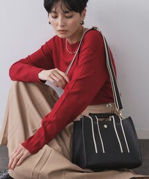 OPAQUE.CLIP | 【軽量／2WAY】ラインテープスクエアミドルトートバッグ(トートバッグ)