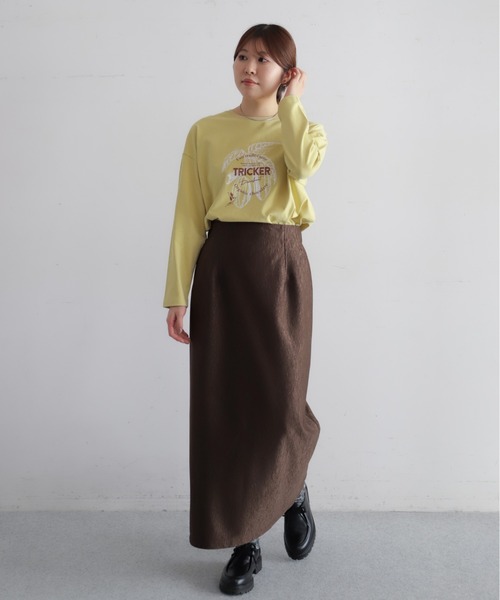 NOMBRE IMPAIR(ノンブルアンペール)の「ベロアライクJQ タイトスカート(スカート・レディース・ブラック/ブラウン・FREE)」の12枚目の写真