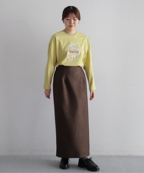 NOMBRE IMPAIR(ノンブルアンペール)の「ベロアライクJQ タイトスカート(スカート・レディース・ブラック/ブラウン・FREE)」の10枚目の写真