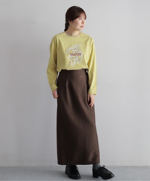 NOMBRE IMPAIR(ノンブルアンペール)の「ベロアライクJQ タイトスカート(スカート・レディース・ブラック/ブラウン・FREE)」の11枚目の写真