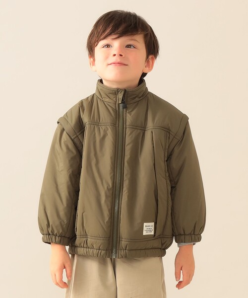 BEAMS mini（ビームスミニ）の「2way スリーブ 中綿 ブルゾン 2025FW